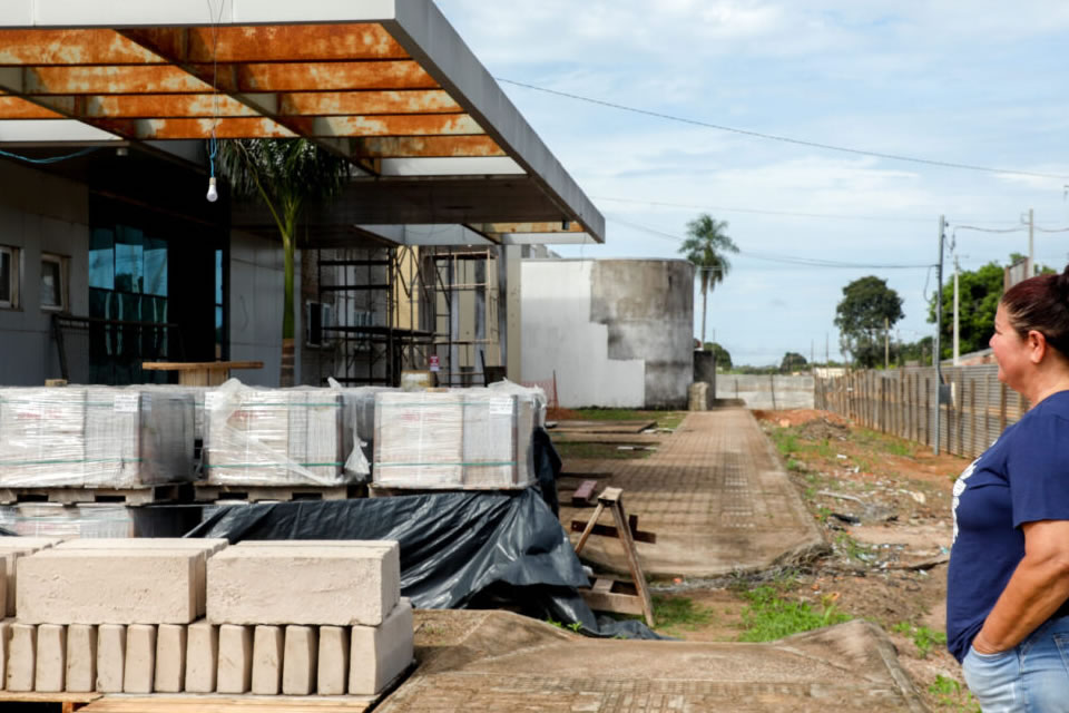 Avanço da obra do Hospital Regional de Guajará-Mirim é acompanhado pela população da Pérola do Mamoré