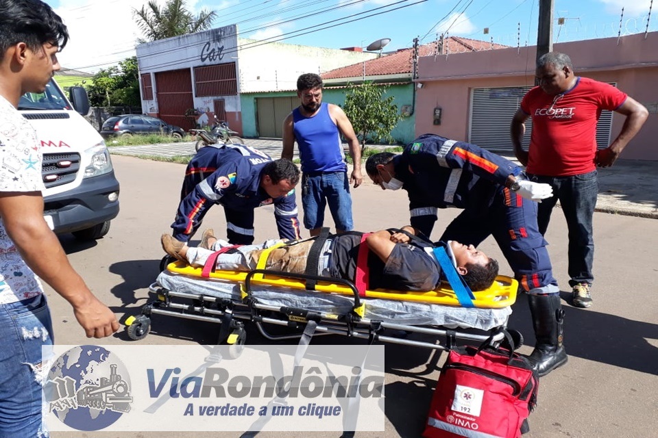 Motorista avança preferencial e causa acidente com moto deixando uma vítima