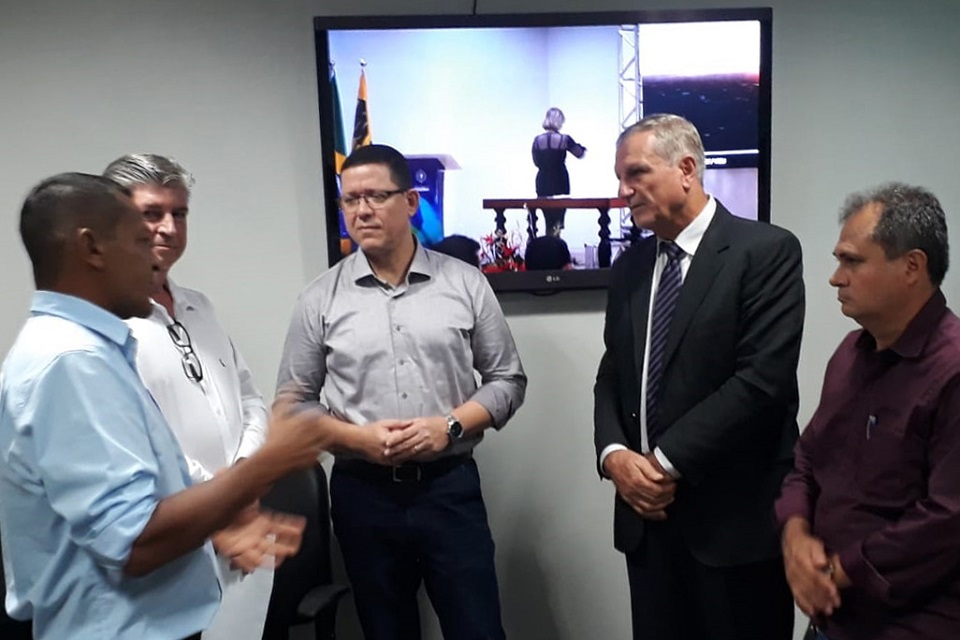 Follador participa de reunião com governador de Rondônia e representantes de garimpeiros