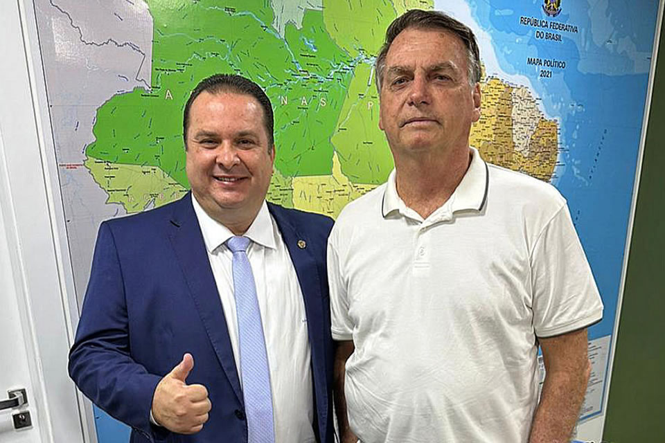 Luís do Hospital eleva o nome de Rondônia durante reunião com Jair Bolsonaro e Eduardo Bolsonaro