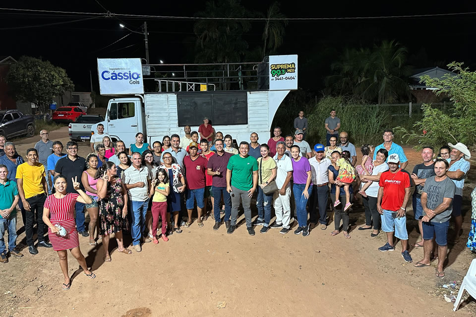 Deputado Cássio Gois anuncia investimento de 250 mil reais para projeto de distribuição de água no bairro Planalto em Cacoal