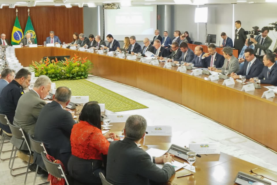 Governo de RO participa de reunião no Planalto para fortalecer Segurança Pública