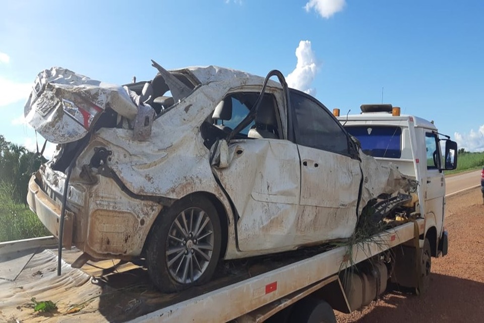 Acidente deixa um morto e seis feridos na BR-364 em Rondônia