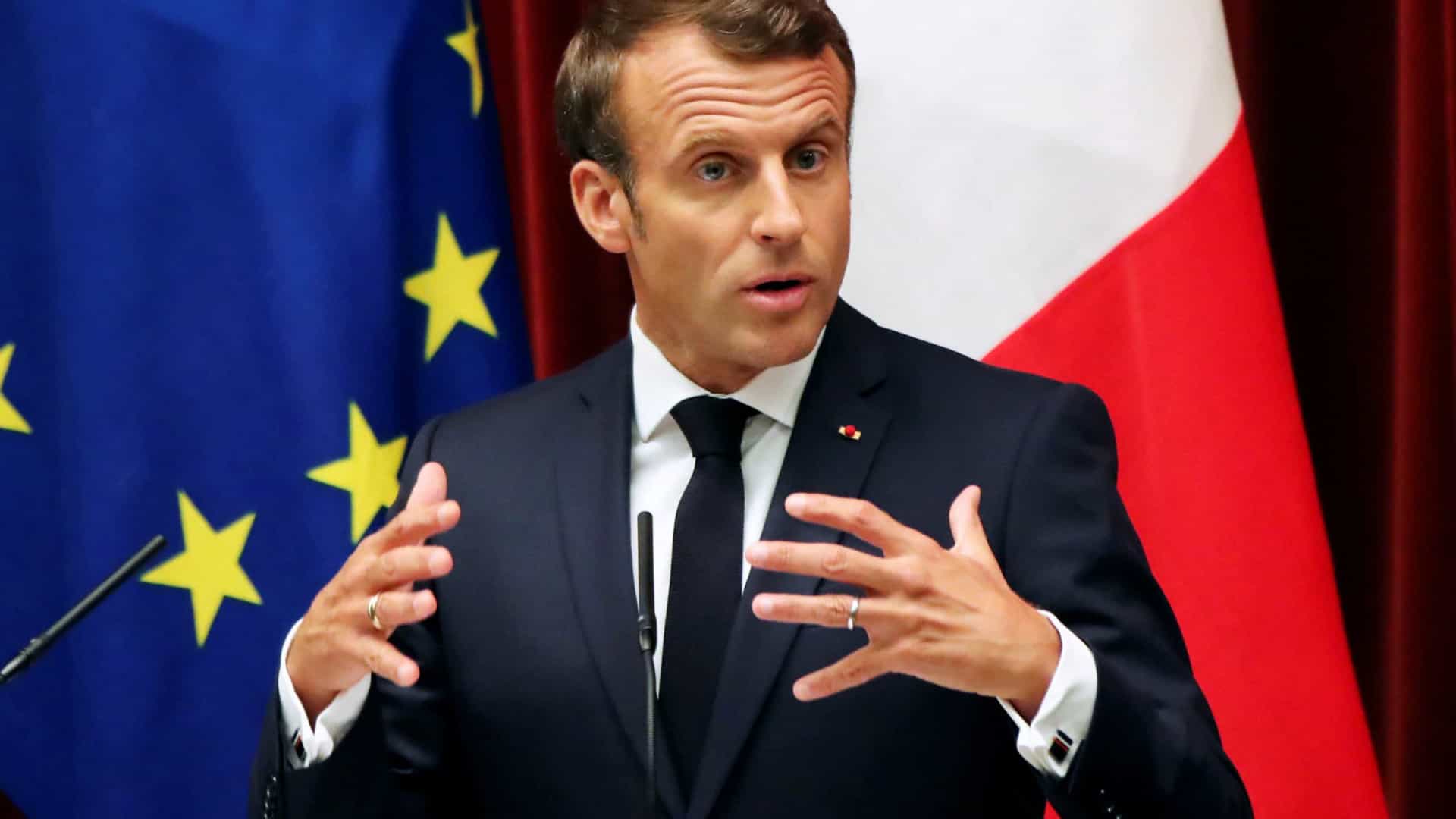 Macron ameaça não assinar declaração se não defender 