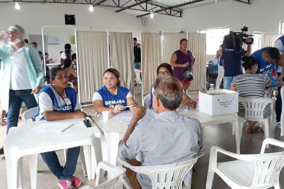 Semusa realiza ação de saúde básica na zona Sul de Porto Velho