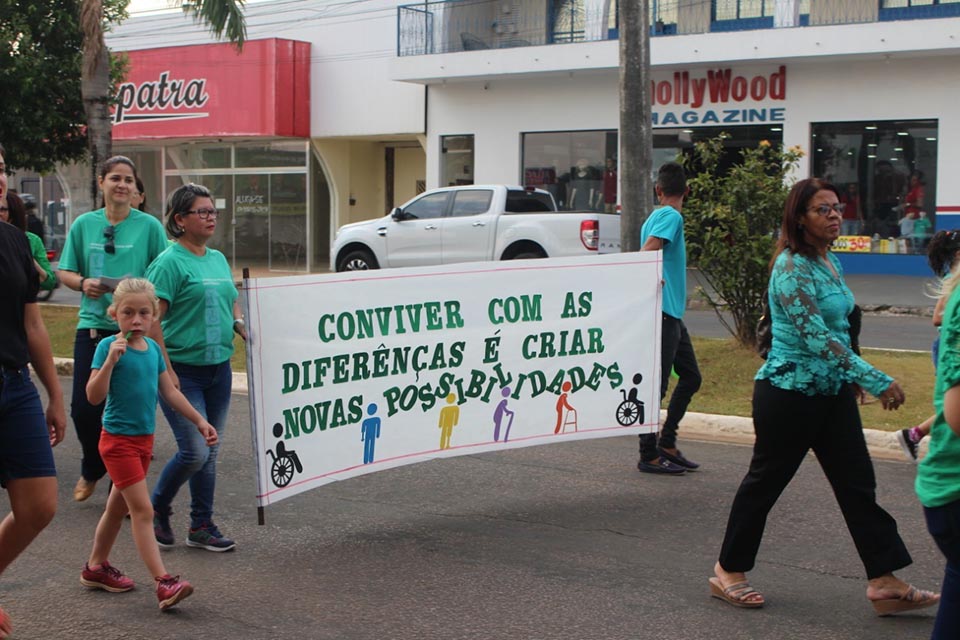 Semed promove Caminhada Verde de Conscientização da Semana da Pessoa com Deficiência Intelectual e Múltipla