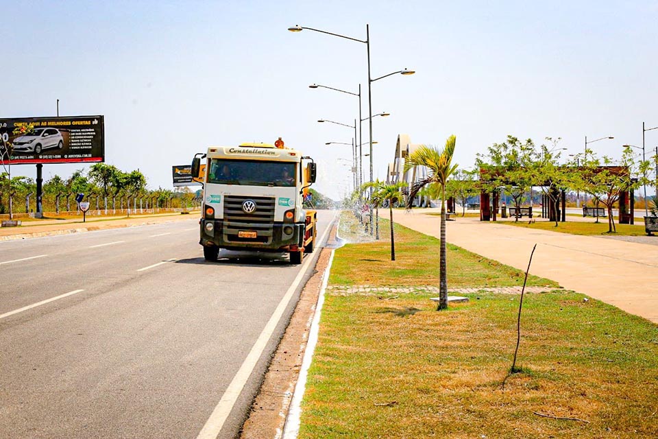Trabalhos são realizados através do DER na conservação do Espaço Alternativo com mão de obra de reeducandos em Porto Velho