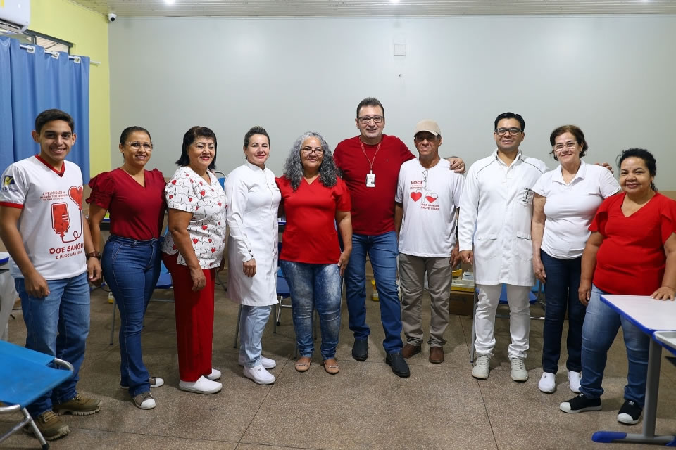 Jean Oliveira elogia sucesso da Campanha de coleta de Sangue em São Miguel do Guaporé