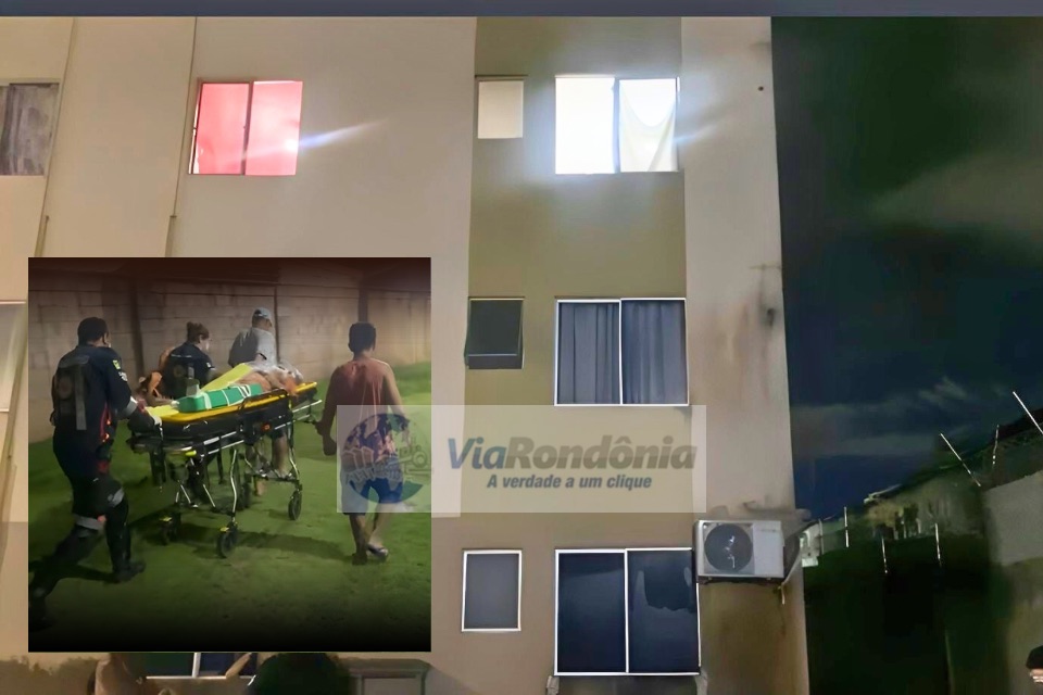 Idosa de 85 anos cai do 3º andar de apartamento do Residencial Morar Melhor em Porto Velho